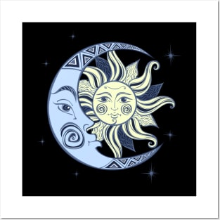 Moon and Sun Posters and Art